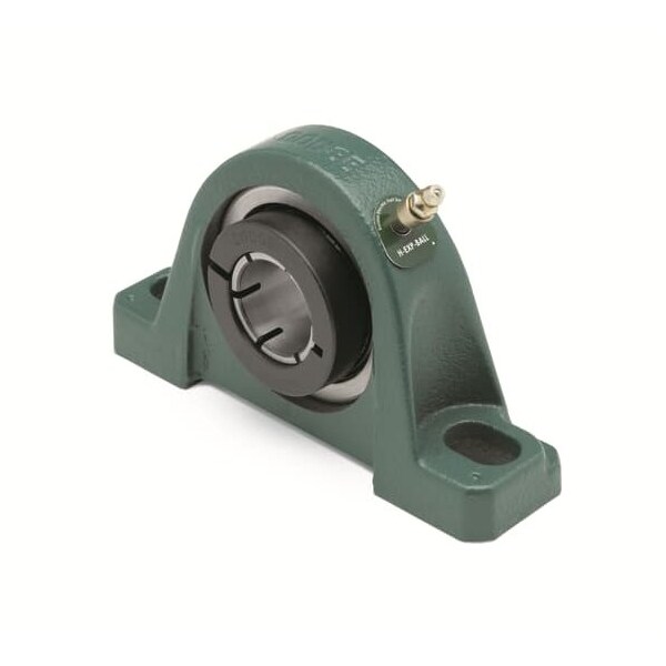 Dodge Industrial P2B-DLH-107-E, Two-Bolt Pillow Block, Expansion, Cast Iron, 1.4375" Bore Dia. 126451 - main